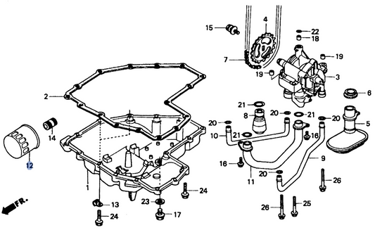 Honda OEM part 15410-MFJ-D01
