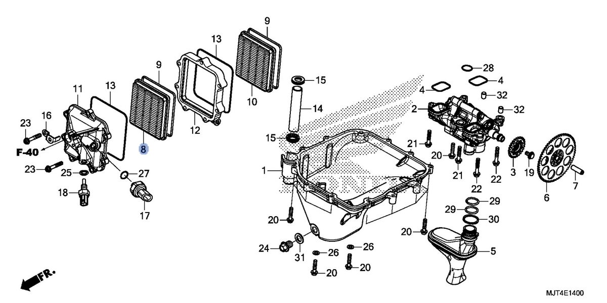 Honda OEM part 15410-MJT-E01