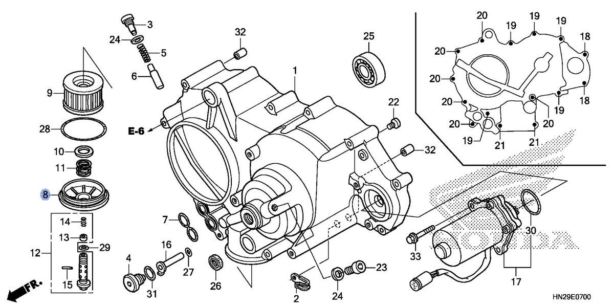 Honda OEM part 15411-HN2-000