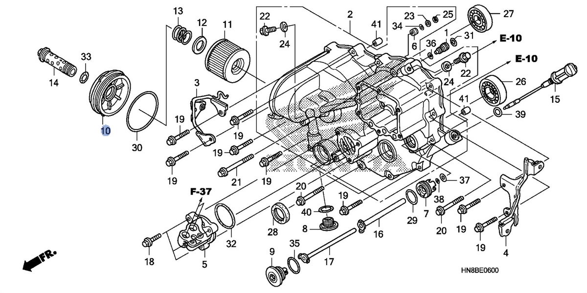 Honda OEM part 15411-HN8-010