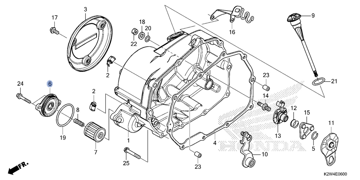 Honda OEM part 15411-K26-G00