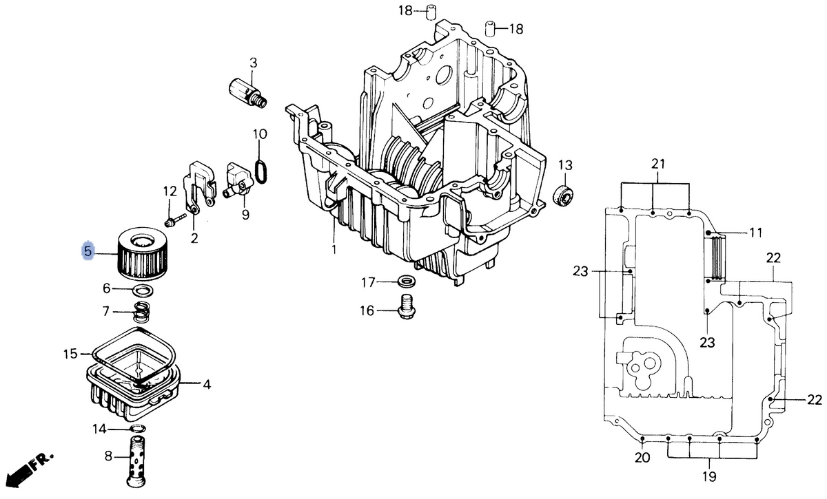Honda OEM part 15412-MM2-405