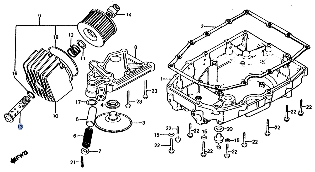 Honda OEM part 15420-300-020