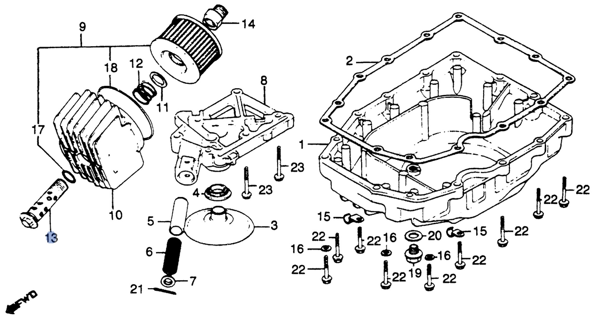 Honda OEM part 15420-425-870