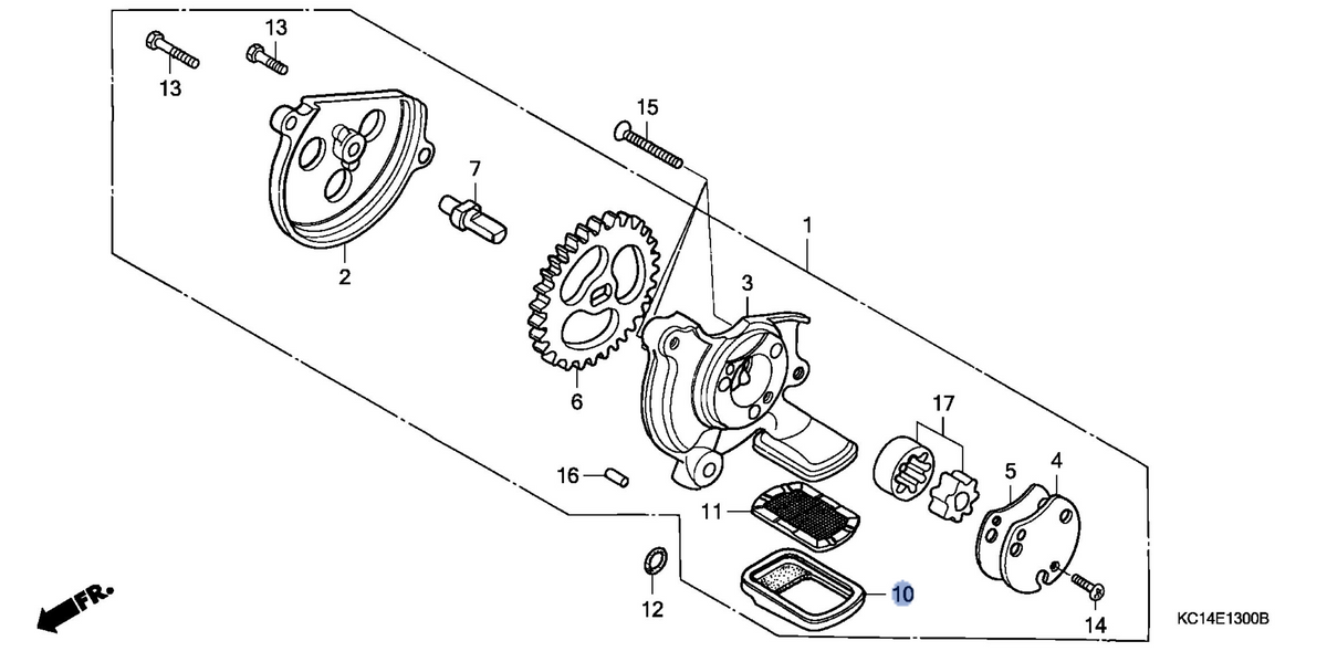 Honda OEM part 15421-399-000