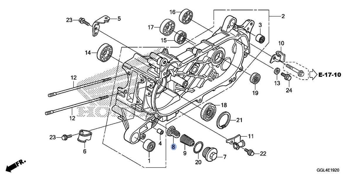 Honda OEM part 15421-GFC-900