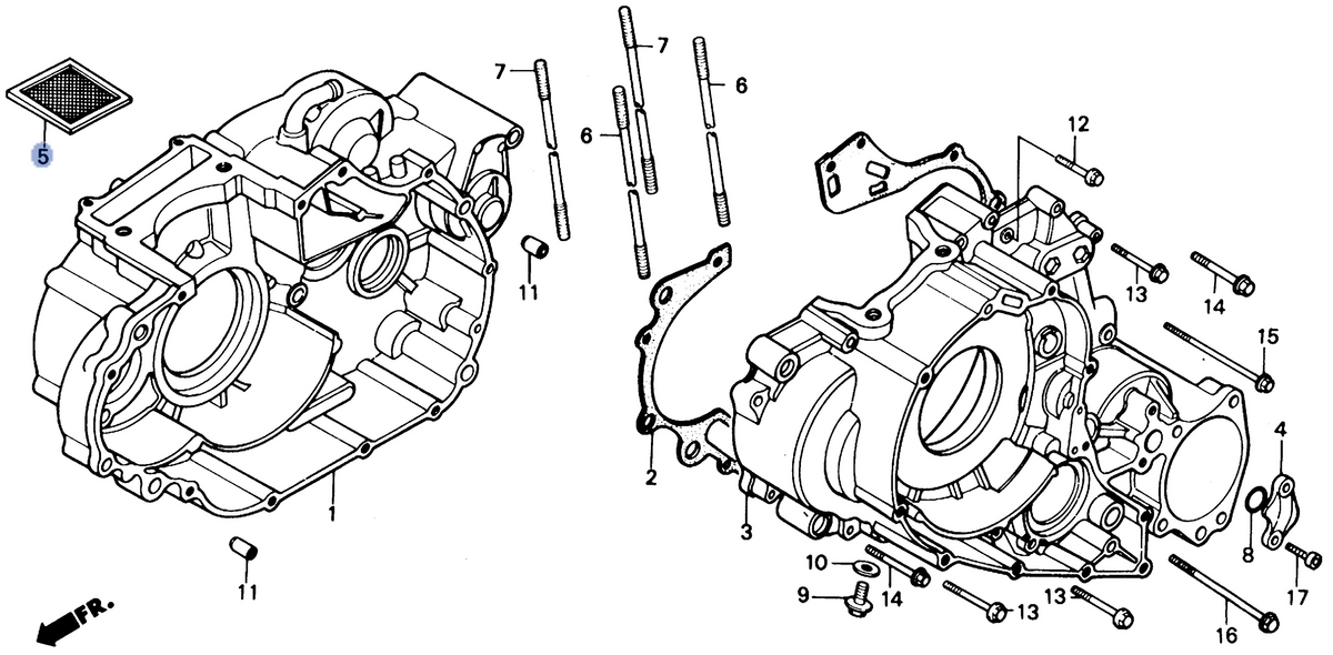 Honda OEM part 15421-HR3-A40