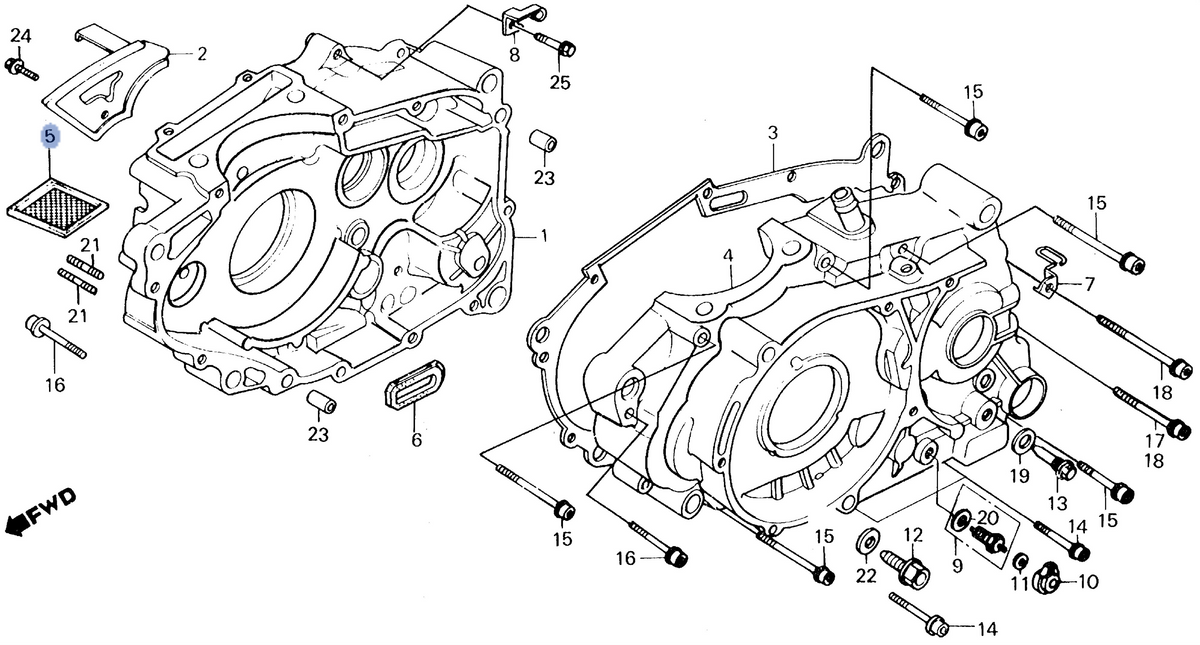 Honda OEM part 15421-KK0-000