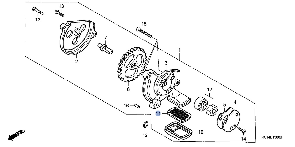 Honda OEM part 15422-399-000