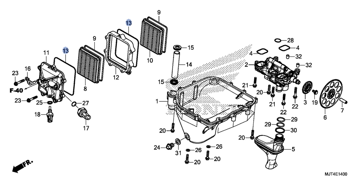 Honda OEM part 15425-MJT-E00