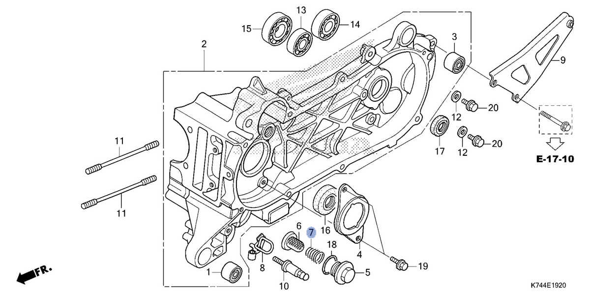 Honda OEM part 15426-KCW-880