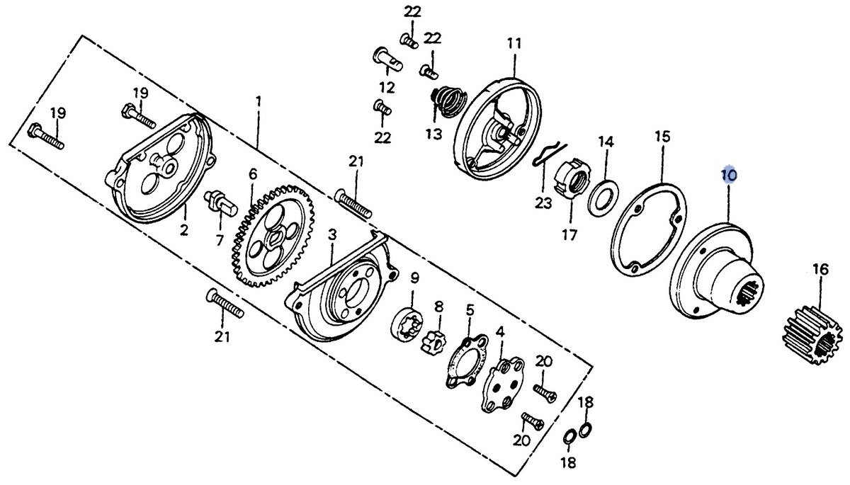 Honda OEM part 15430-440-030