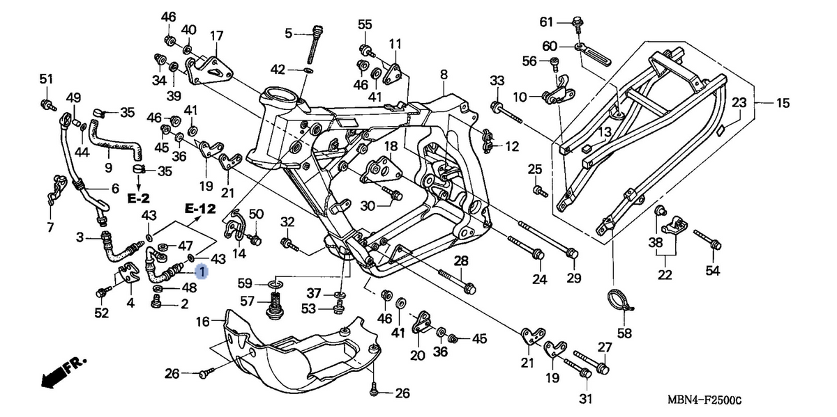 Honda OEM part 15510-MBN-670