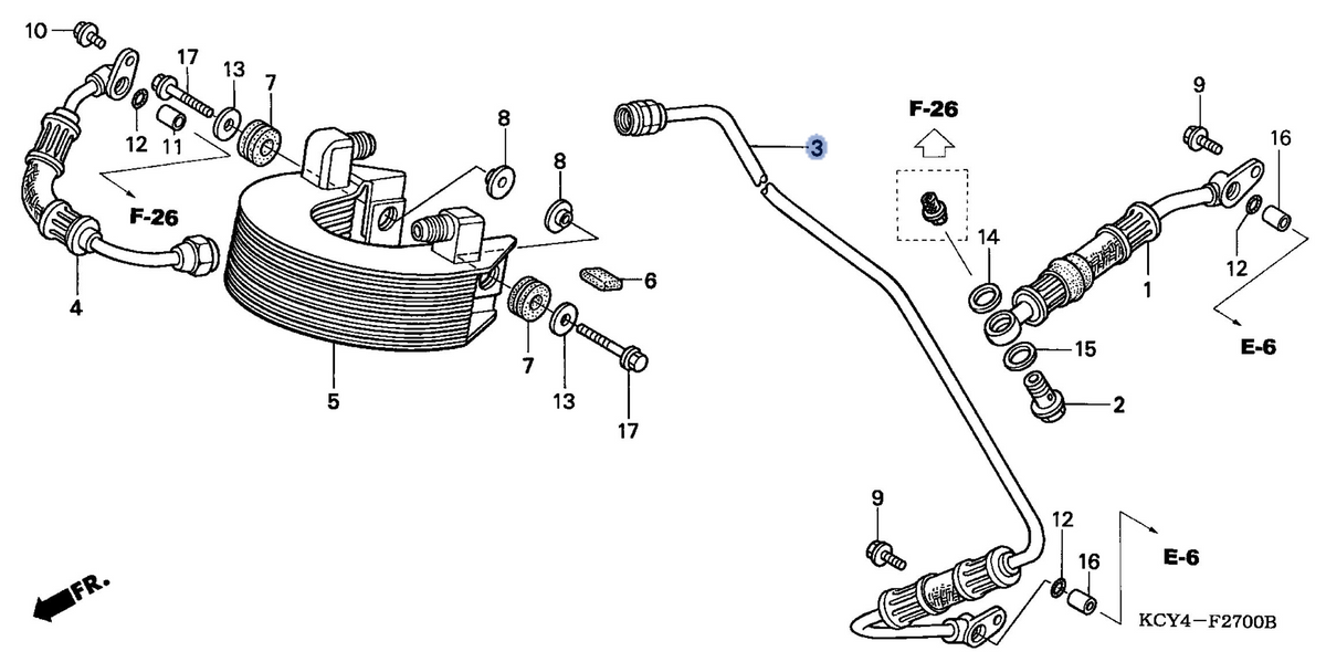 Honda OEM part 15520-KCY-670
