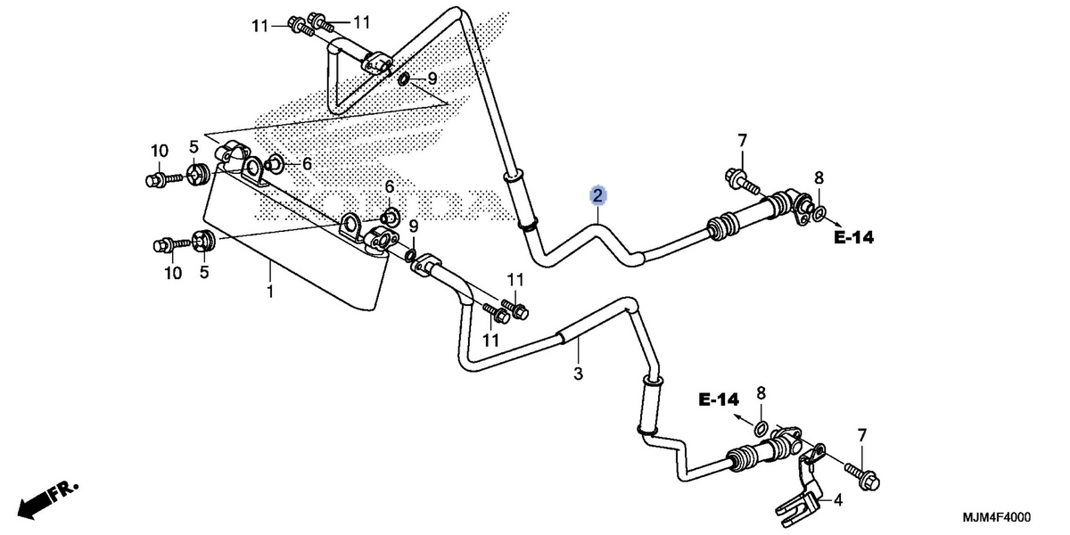 Honda OEM part 15650-MJM-D00