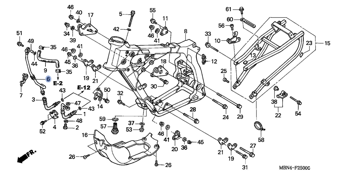 Honda OEM part 15710-MBN-670