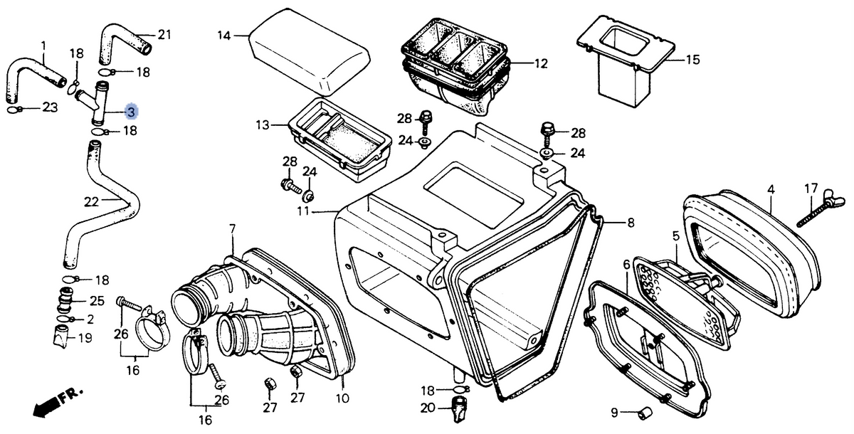 Honda OEM part 15772-KK0-000