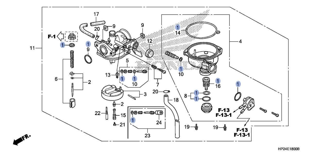 Honda OEM part 16010-HP2-671