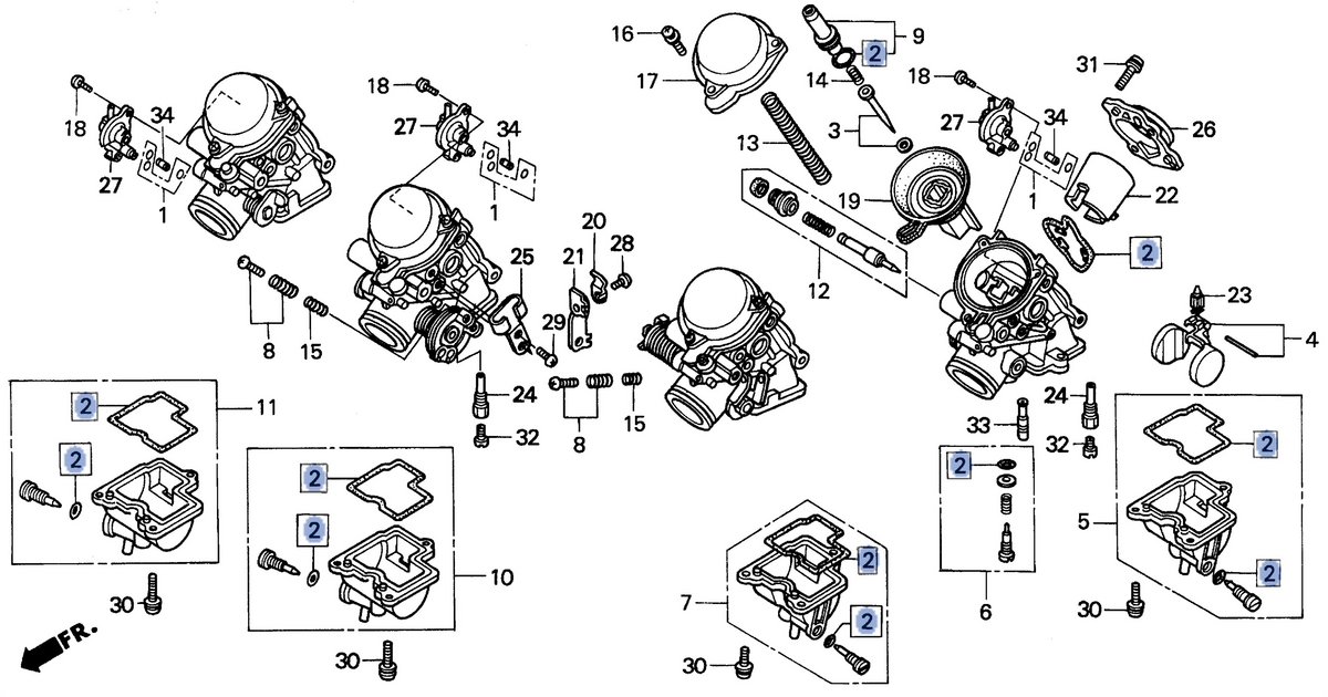 Honda OEM part 16010-MZ2-E00