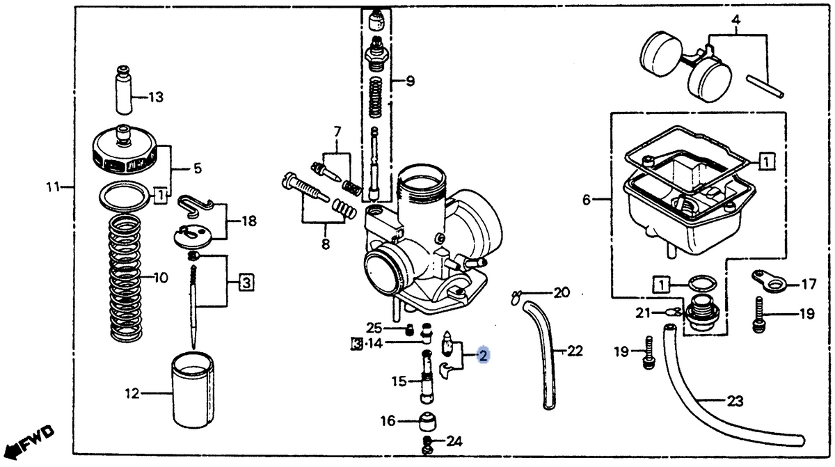 Honda OEM part 16011-GBF-B41