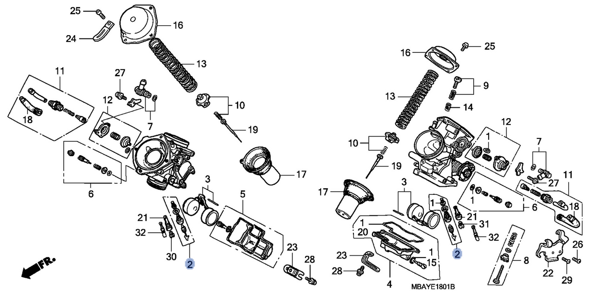 Honda OEM part 16011-MZ8-B40