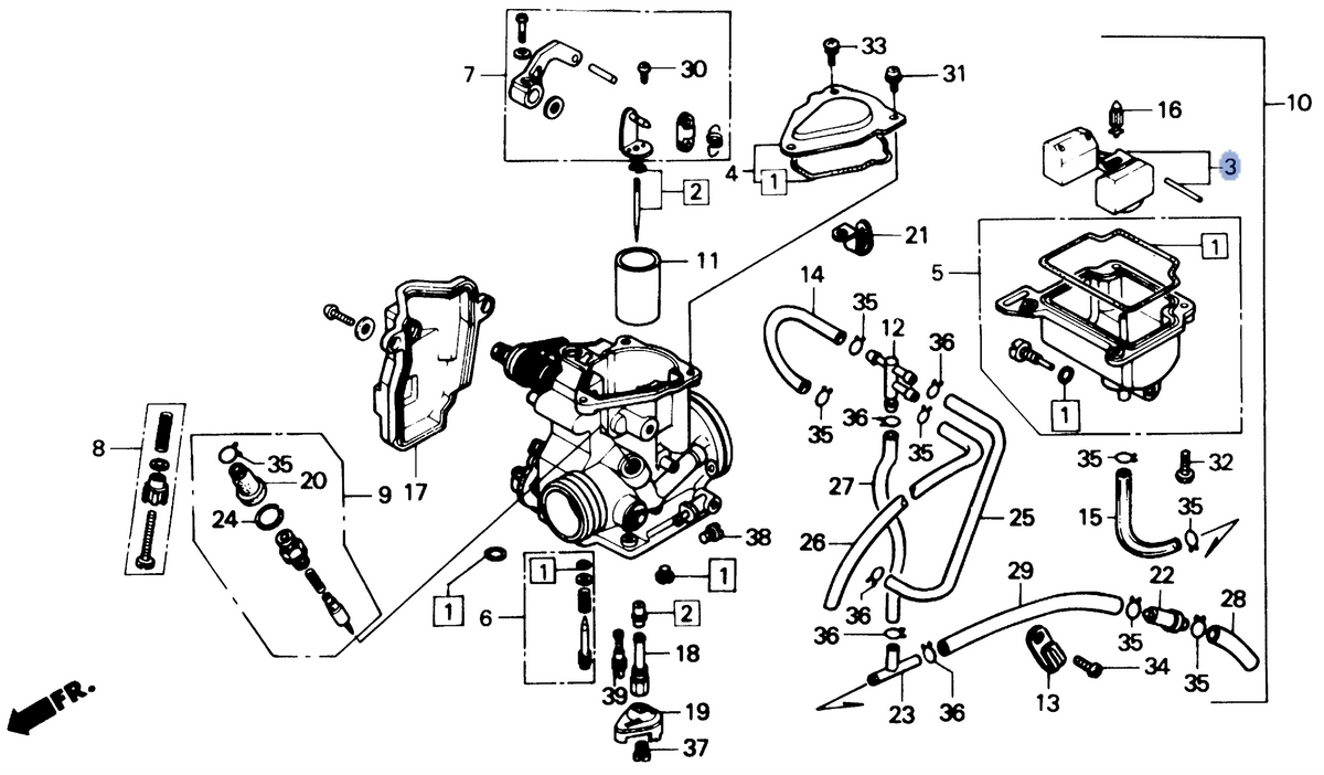 Honda OEM part 16013-HN5-671