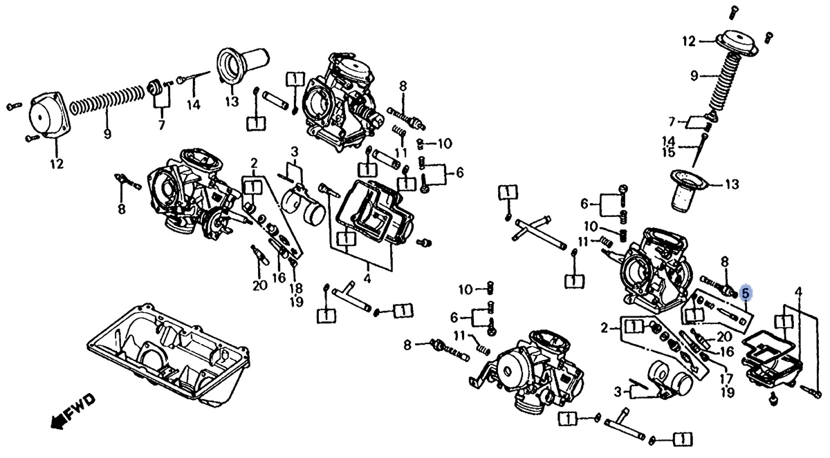 Honda OEM part 16016-MAH-670