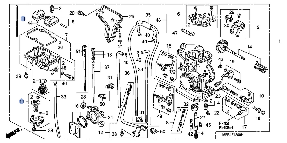Honda OEM part 16021-MEB-771