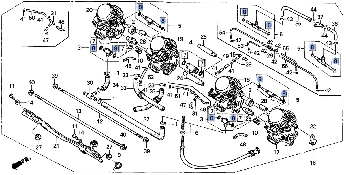 Honda OEM part 16040-MZ1-790
