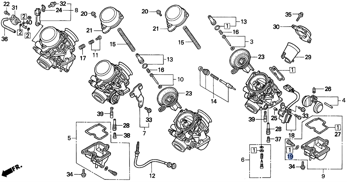 Honda OEM part 16075-GHB-640