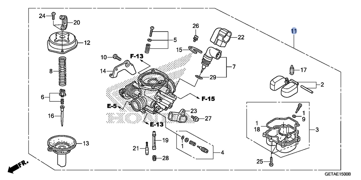 Honda OEM part 16100-GET-A21