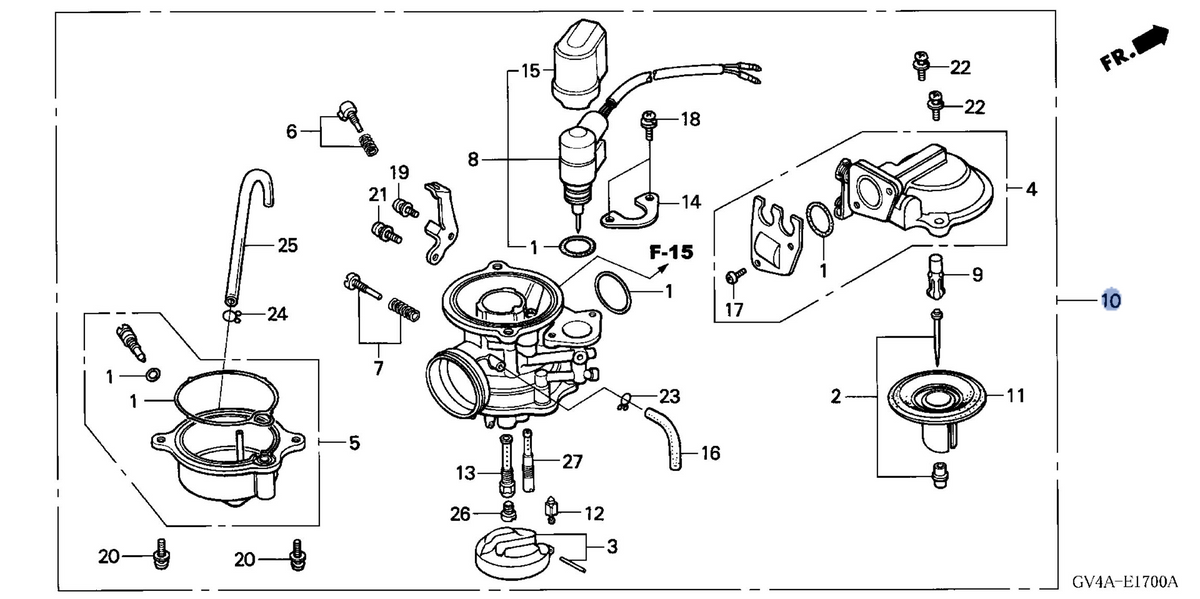 Honda OEM part 16100-GV4-831