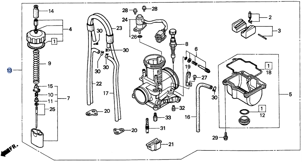 Honda OEM part 16100-KZ3-B11