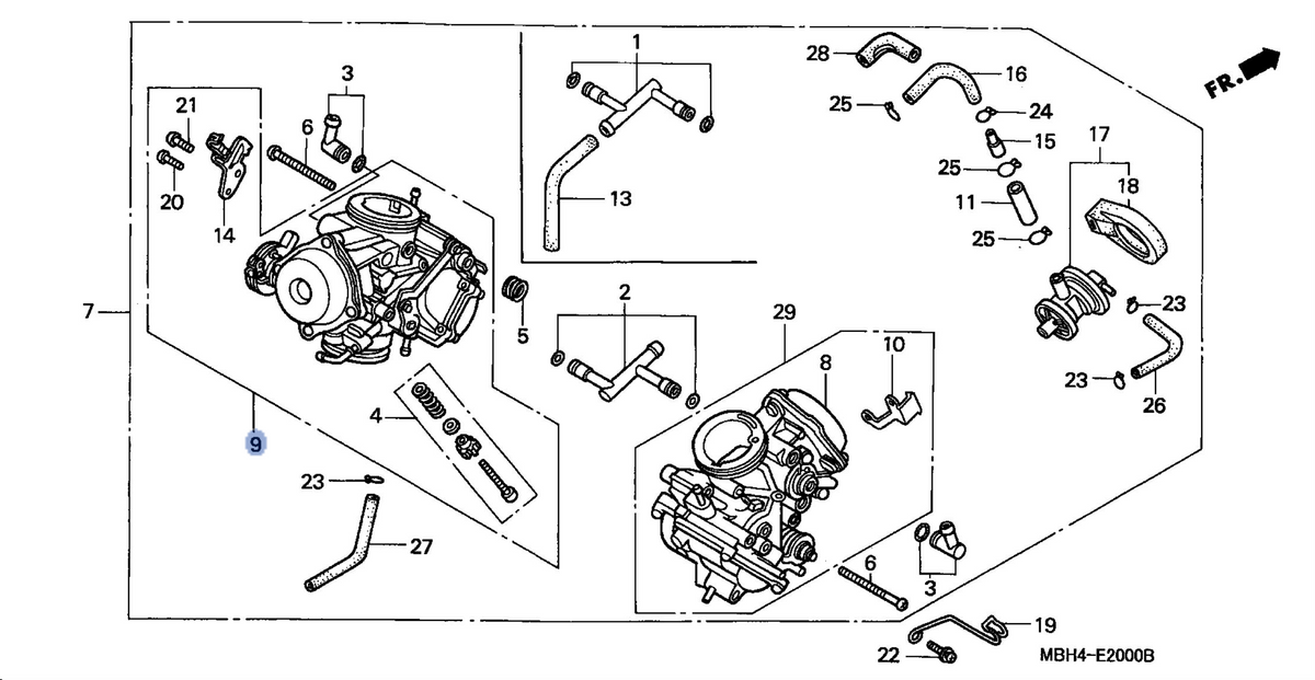 Honda OEM part 16102-MCK-L01