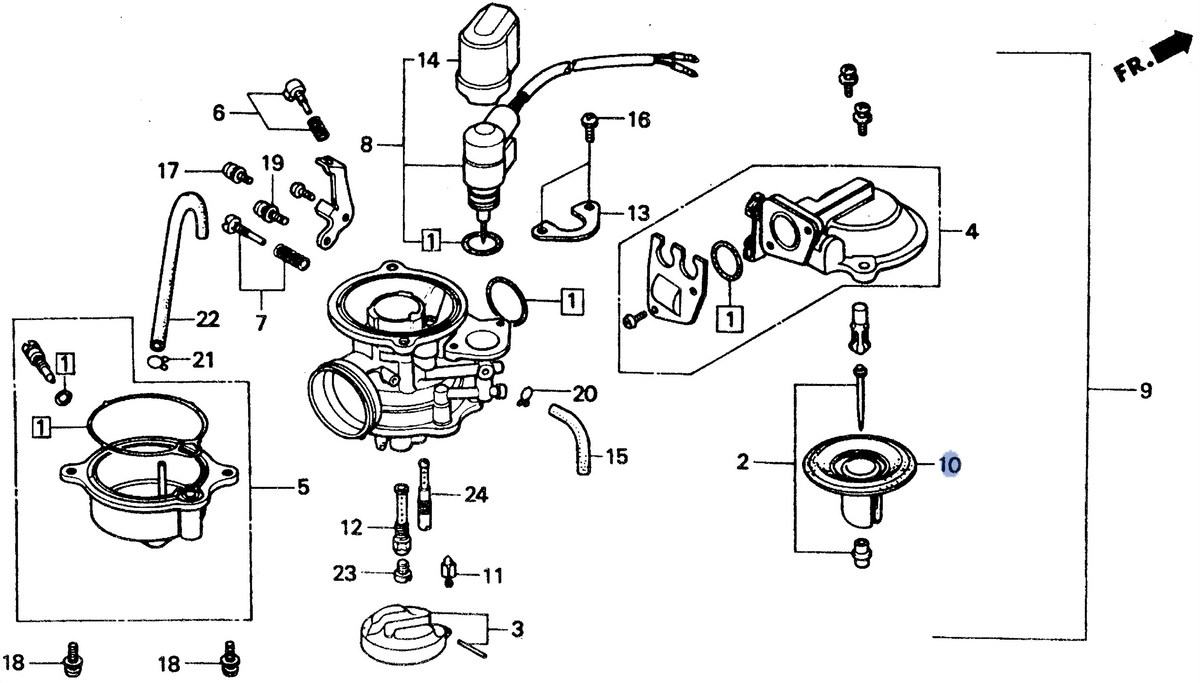 Honda OEM part 16111-GE1-771