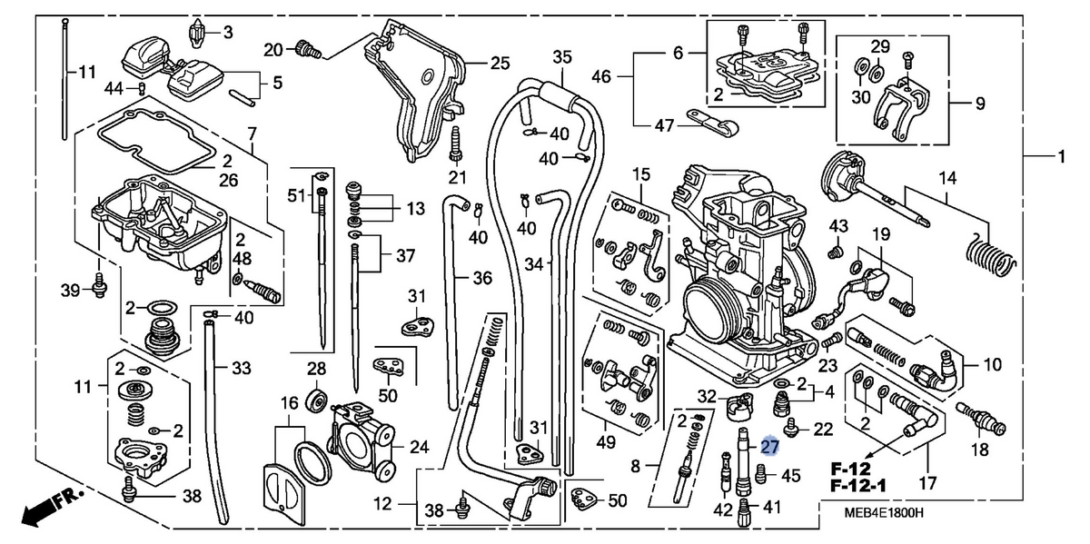 Honda OEM part 16165-MEB-671