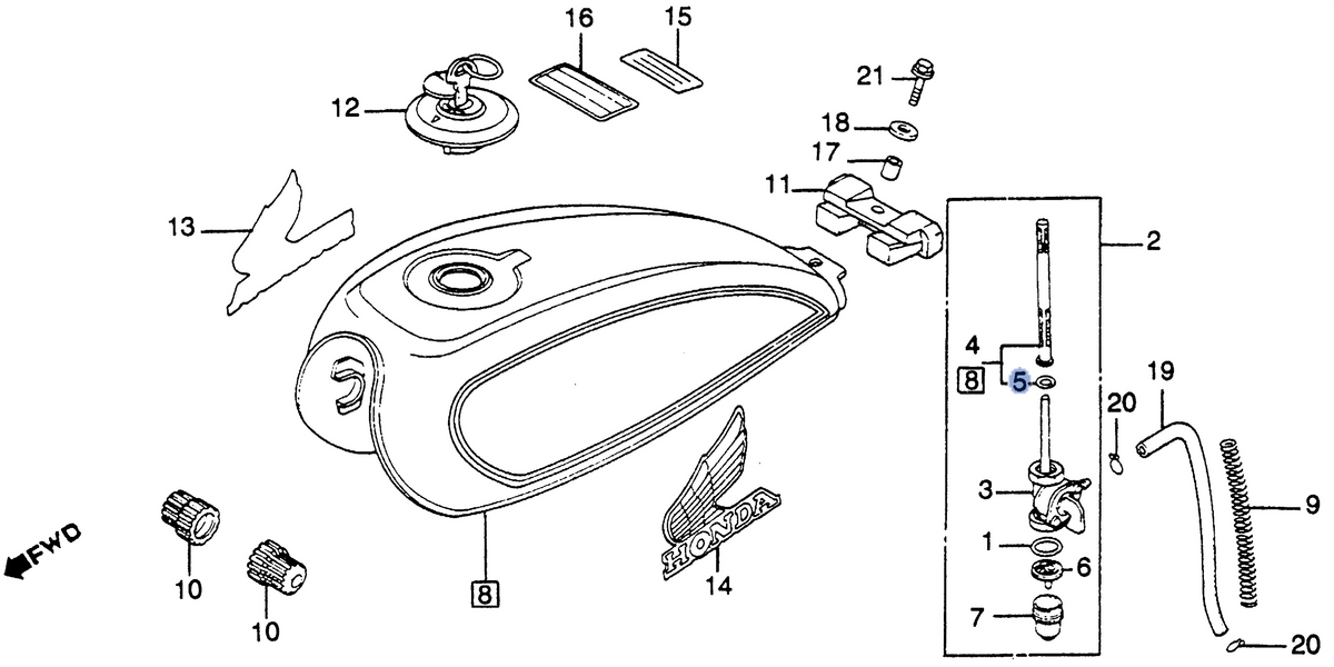 Honda OEM part 16195-657-300