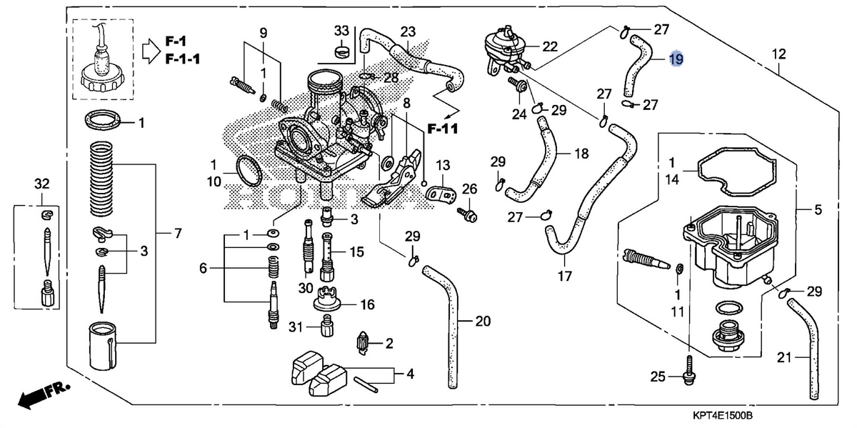 Honda OEM part 16198-KEH-900