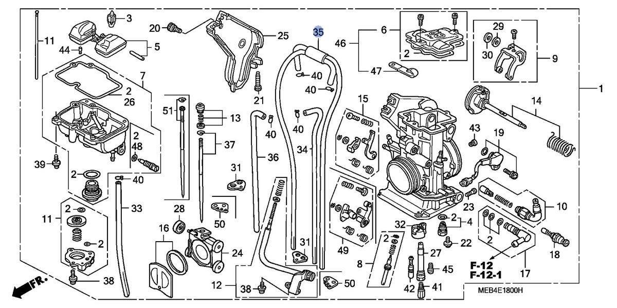 Honda OEM part 16198-MEB-671