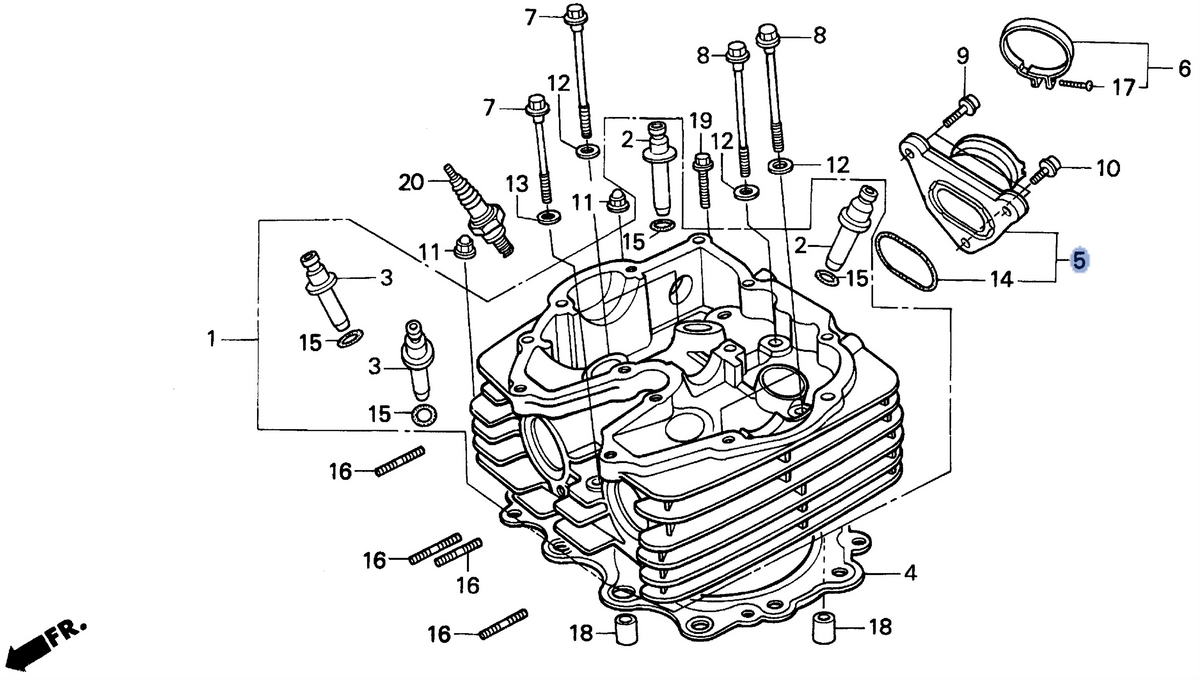 Honda OEM part 16210-MY6-670