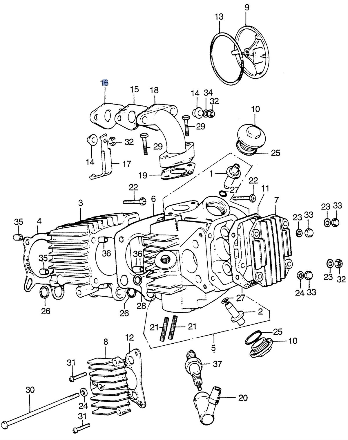 Honda OEM part 16211-098-306