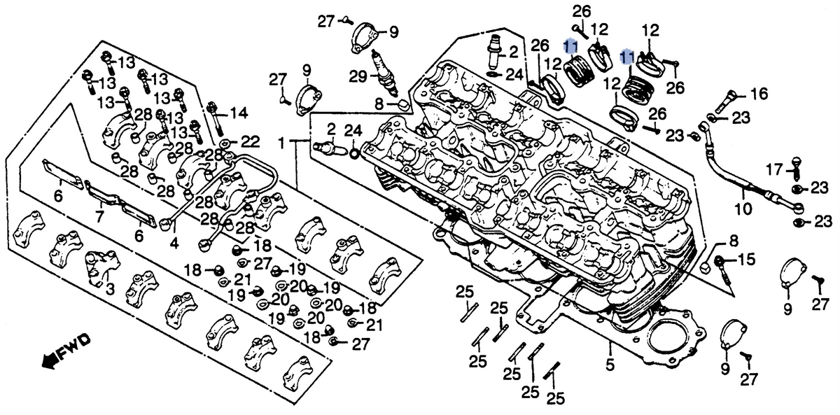 Honda OEM part 16211-422-000