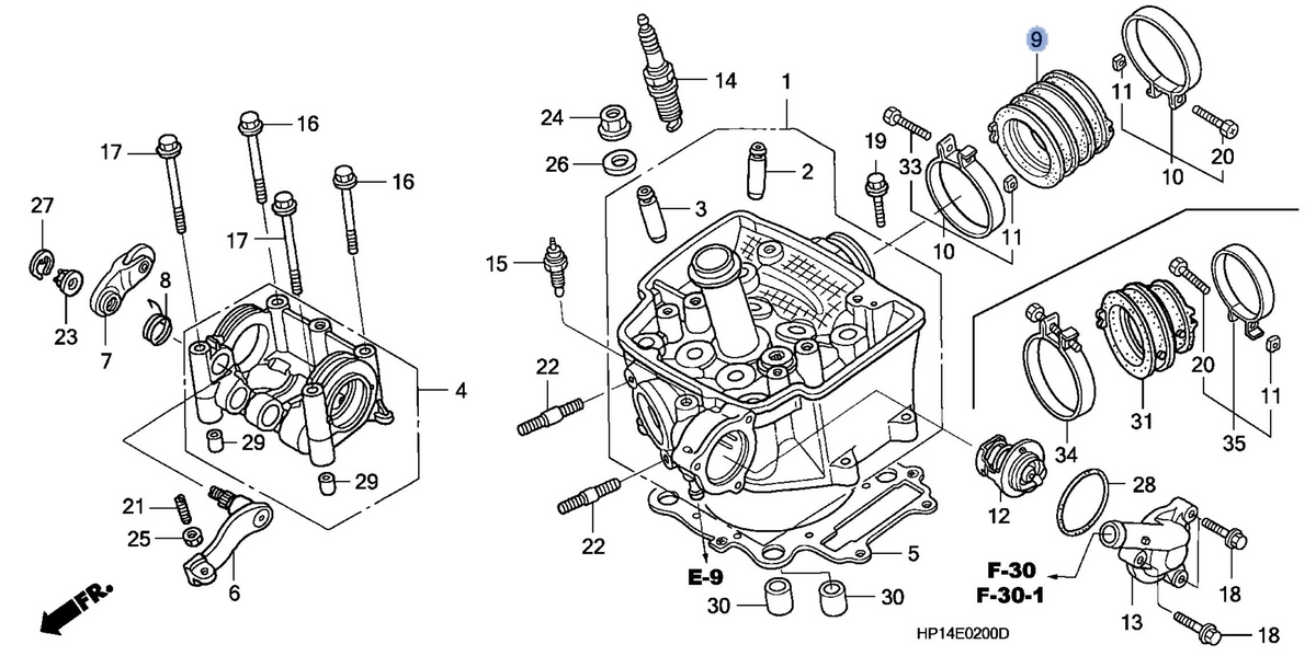 Honda OEM part 16211-HP1-670