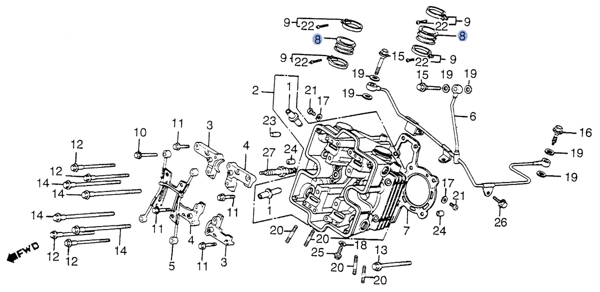 Honda OEM part 16211-MB4-000