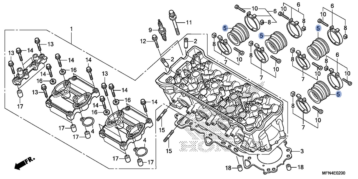 Honda OEM part 16211-MFN-D00
