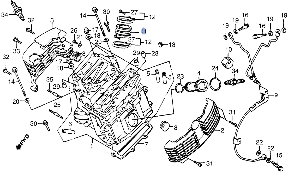Honda OEM part 16211-MG8-000