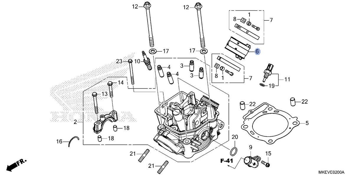 Honda OEM part 16211-MKE-B50