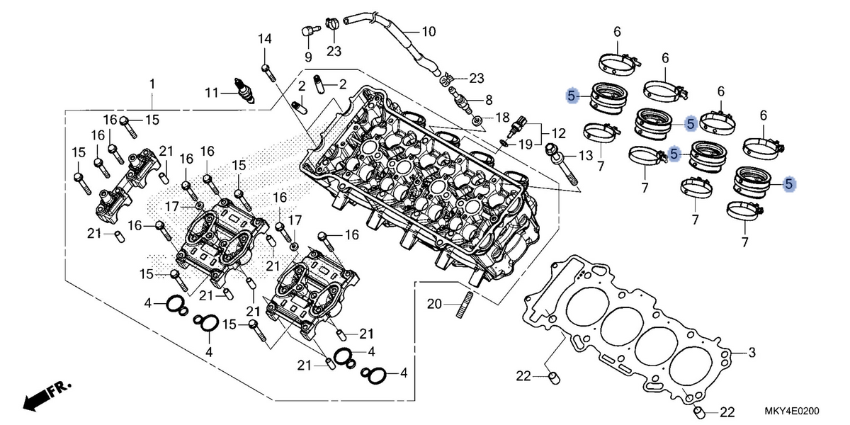 Honda OEM part 16211-MKN-D10