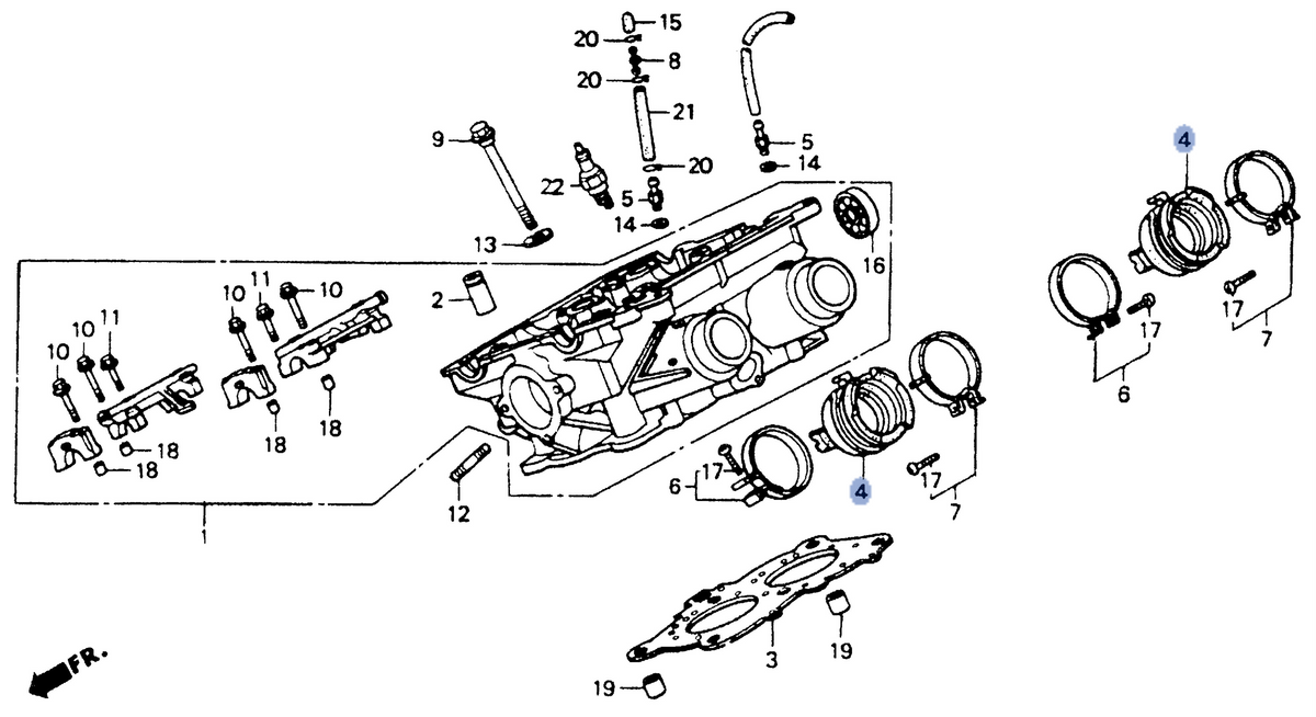 Honda OEM part 16211-MT3-000