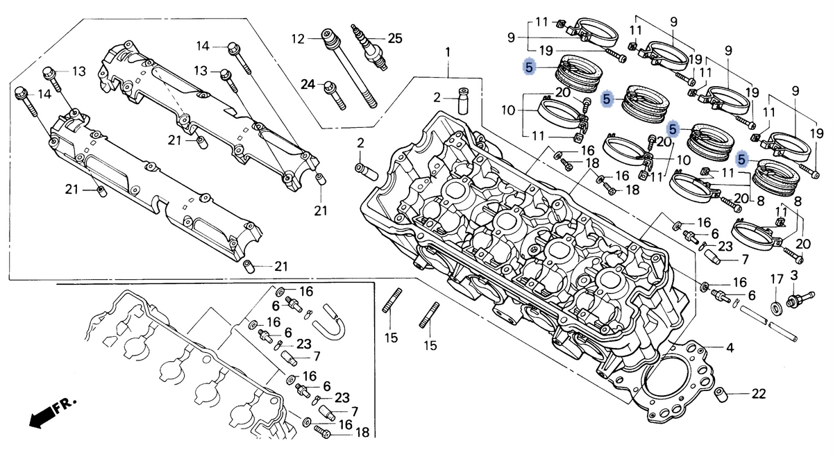 Honda OEM part 16211-MV9-670